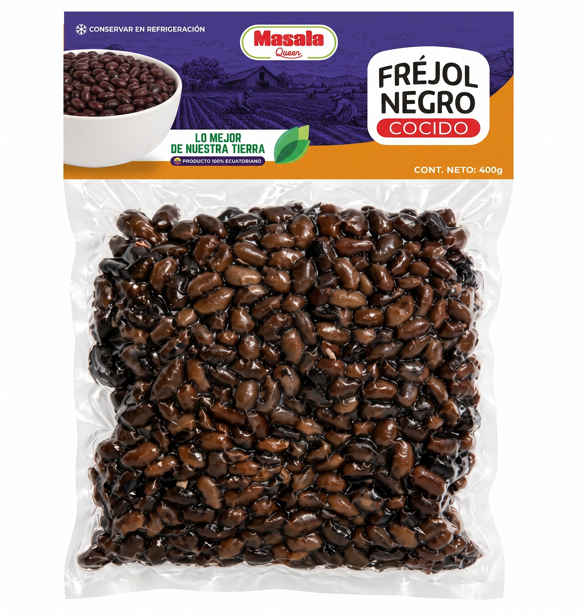 Fréjol Negro Cocido: imagen 1